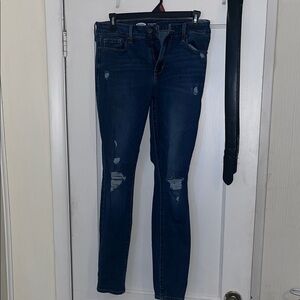 Old Navy Dark Blue Skinny Jeans for Women